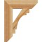 Ekena Millwork Merced Slat Rough Sawn Bracket, Western Red Cedar, 4"W x 16"D x 20"H BKT04X16X20MRC06RWR - alternate 4